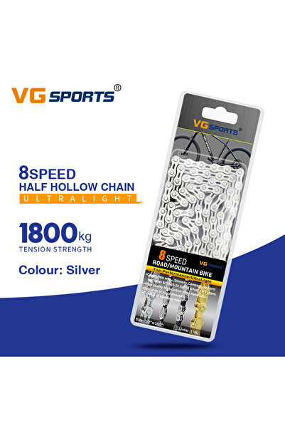 Choice 8s el silver VG Sports 8 9 10 11 12 Speed Velocidade Bicycle Chain 8s ...