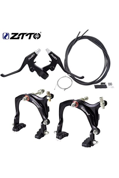 choice2 فرامل ZTTO C مع كابل، طقم فرامل دراجة ZTTO، كماشة ذراع طويلة، فرجار ف...