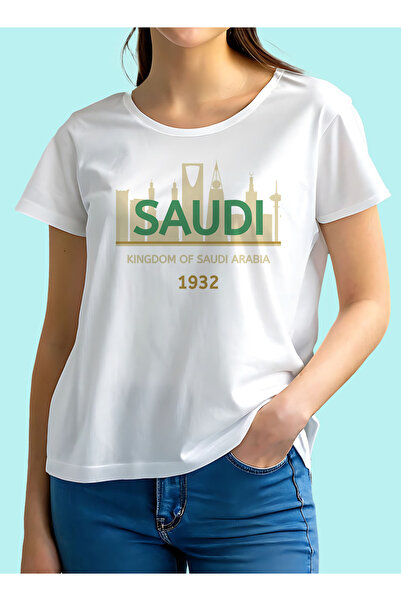 LOWHA Cotton T-Shirt for Saudi National Day or Everyday Saudi Pride Wear for Women & Men