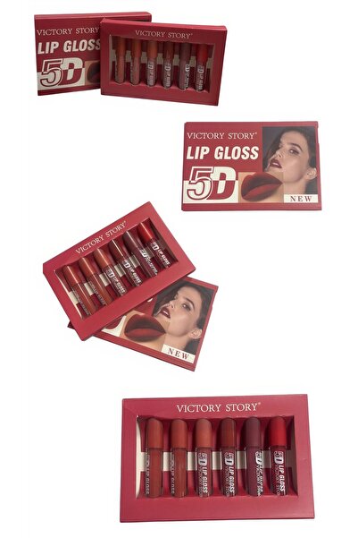 JML 6 Gloss de Buze Lichid Mat 5D Diverse Culori 6/set