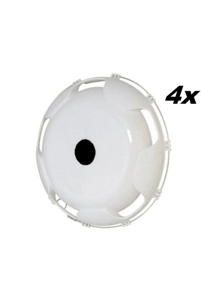 OEM Set of 4 plastic domed wheel covers 22.5 truck bus