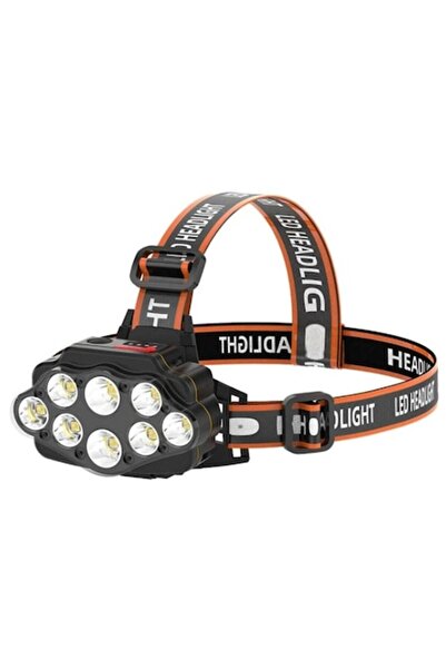 OEM Lanternă frontală XC88 cu 8 LED-uri și 4 moduri de iluminare