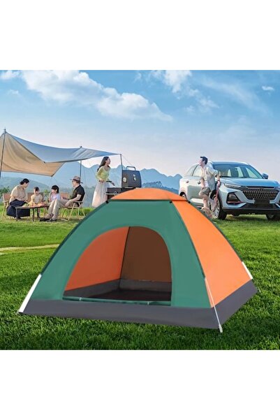 OEM Къмпинг палатка за 2-3 души, многоцветна, 200x150x110 см, лесна за монтир...