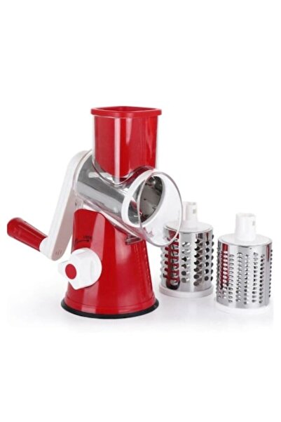 Onetech Ръчно ренде за зеленчуци, настолно барабанно ренде OneTech, 3 сменяем...