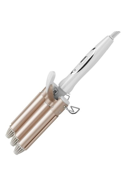 BOMSTOM Ondulator de păr ceramic cu 3 cilindri BOMSTOM, 25 mm, 2 setări de te...