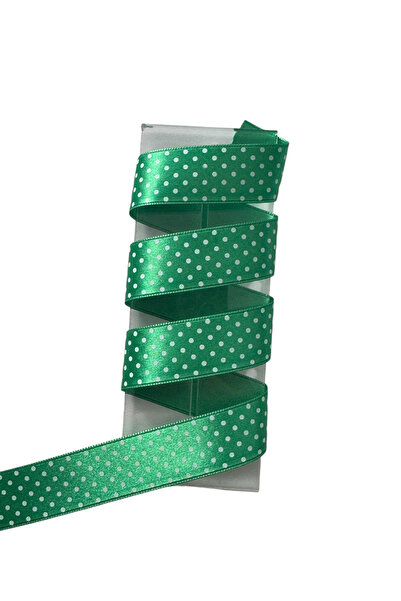kalben accessories Satin Polka Dot Ribbon Width 2.5 cm Length 4.5 m