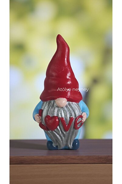 Love dekoratif cüce gnome biblo figür