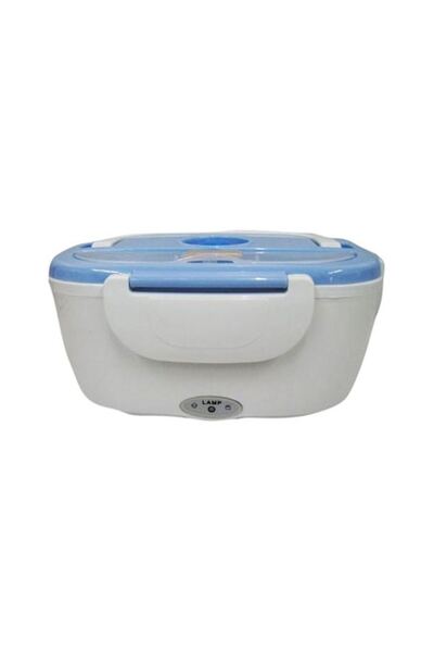 holmi Ηλεκτρικό Φαγητό με Δύο Θέσεις, Marashop, 40W, 1,05L, Λευκό/Μπλε