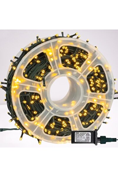 OEM Rola instalatie Led de Craciun, 40 metri cu lumina alba calda