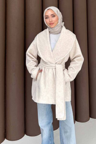 Melike Tatar Παλτό με ζώνη Angora 32-2504