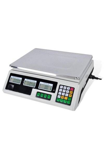 micul fermier Pachet promoțional: Cântar electronic cu platformă 40 kg + cânt...