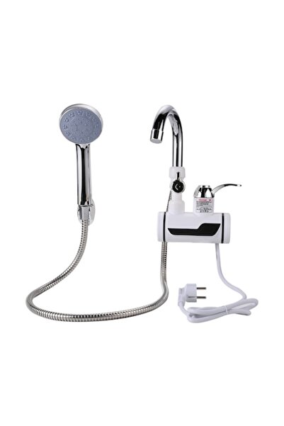 NUODWELL Електрически смесител с душ, NUODWELL, мощност 3000 W, дисплей за те...