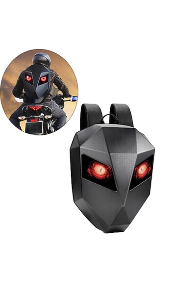 Cotsner Rucsac modern pentru motocicletă cu afișaj LED