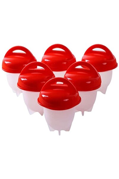 OEM Set de 6 recipiente din silicon pentru fierberea ouălor, 20x9x13,5 cm, al...