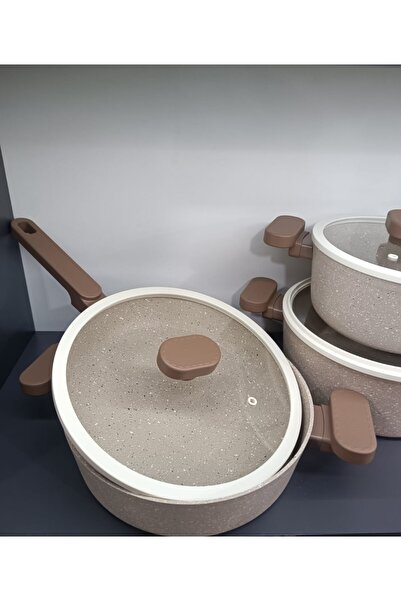 İmza Karizma Granite 4-Piece 7-Item Cookware Set