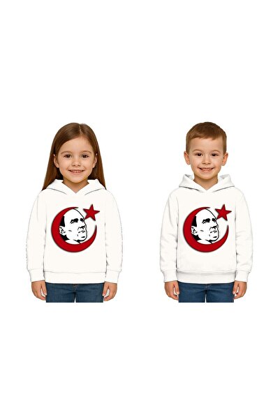 SEDİRLİ Hanorac unisex cu glugă pentru copii Atatürk, 19 mai, 29 octombrie, 23 aprilie, 10 noiembrie