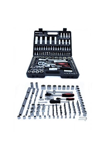 Champion Trusă de scule, Champion, Set de chei tubulare, 108 piese, Negru