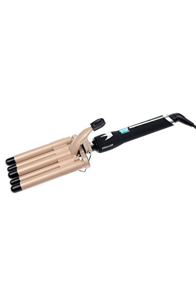 ProMozer Ondulator profesional pentru par cu tehnologie ionica si 5 cilindri,...