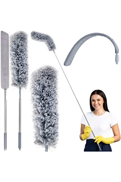 POLO SHOP Pamatuf telescopic profesional microfibra 2 in 1 pentru praf, 2.5 m