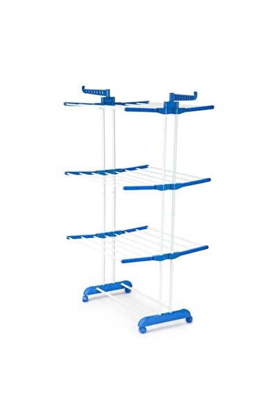 Telemag Mobile Foldable Clothes Rack with Hanger Support -