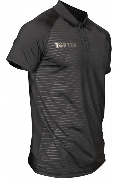 Top Ten "Slate" Polo Shirt, Top Ten, Black, size M