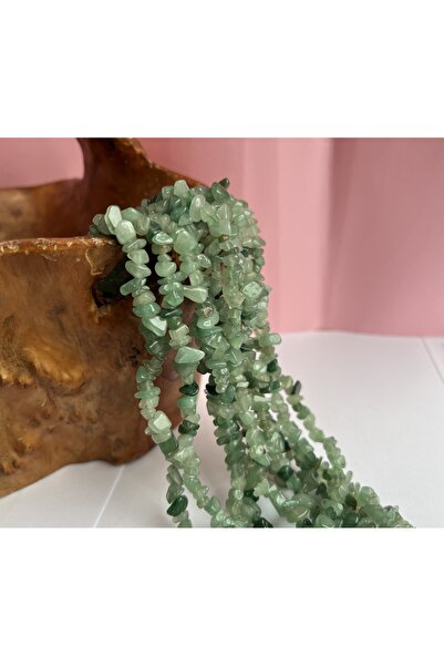 ŞİFA SHOP سلسلة من أحجار الأفنتورين الطبيعية المكسورة