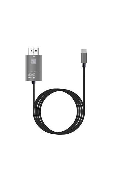 Bibilel Cablu USB 3.1 Tip C la HDMI 4K - Adaptor HUB pentru HDMI video, 2 met...
