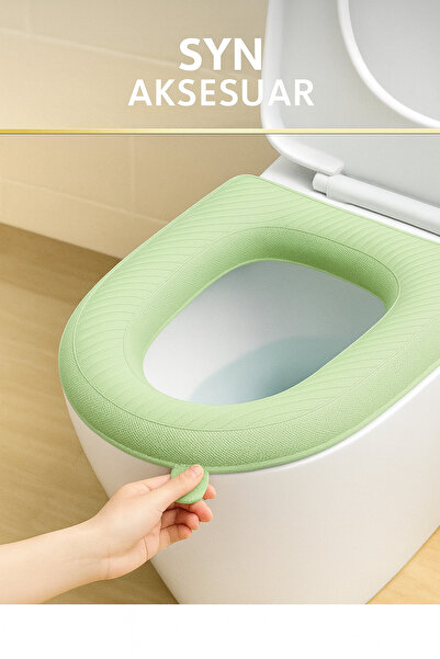 SYN AKSESUAR Konforlu Klozet Oturma Pedi- Yıkanabilir, Bükülebilir, Kaymaz Hijyenik Klozet Kapağı Minderi
