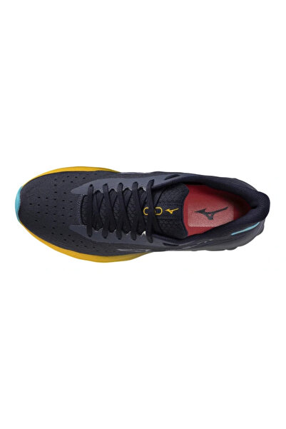 MIZUNO Wave Skyrise 6 Erkek Koşu Ayakkabısı Siyah / Sarı