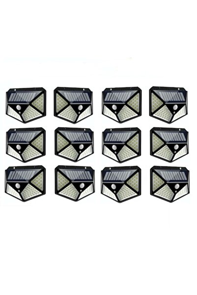 Telemag Set 12 lămpi solare 100 LED cu senzor de mișcare