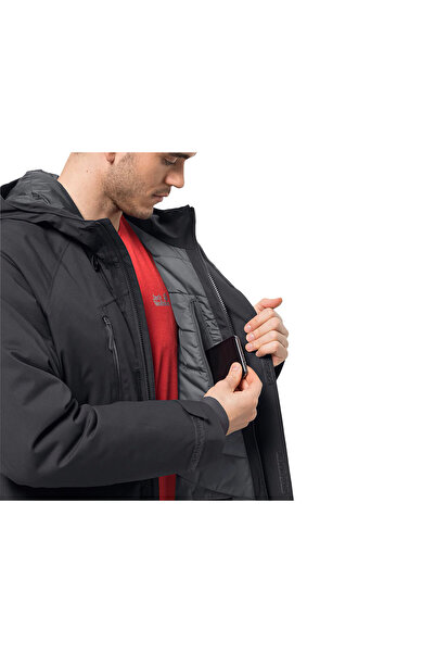 Jack Wolfskin Troposphere ins Jkt M Erkek Outdoor Montu 1115321-6000 Siyah
