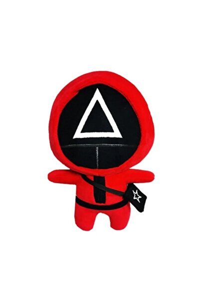 OEM Jucarie Squid Game Soldatul Triunghi, Fidget Toys, Antistres, Rosu