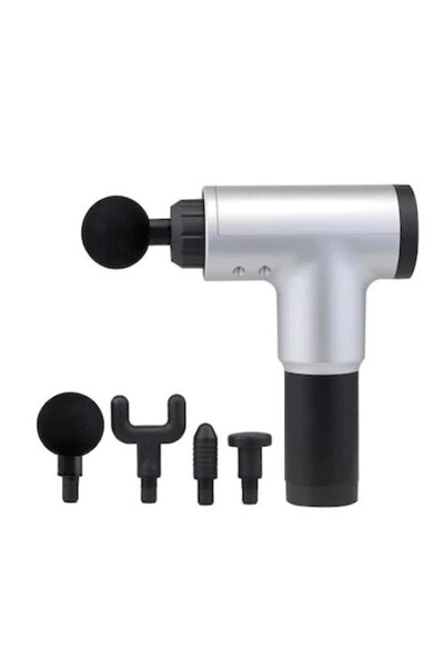 UTILIO Pistol de masaj fascial, 5 capete de masaj cu vibromasaj și 6 niveluri...