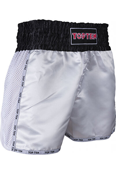 Top Ten THAIBOX -Shorts "THAI BASIC" - white, size L