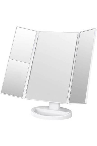 Gonga Καθρέφτης καλλωπισμού Superstar με φωτισμό LED και αισθητήρα αφής, λευκό