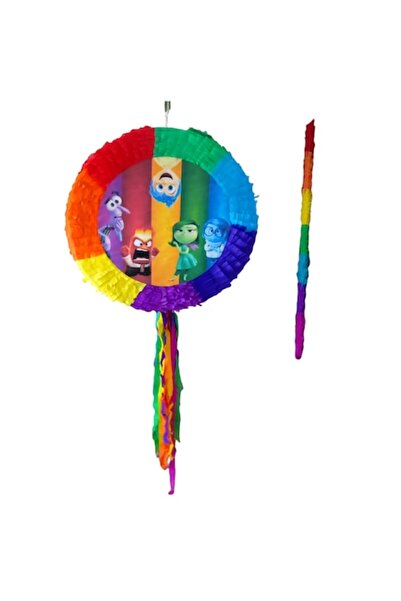 OEM Pinata Inside Out, diametru 42 cm + Bată