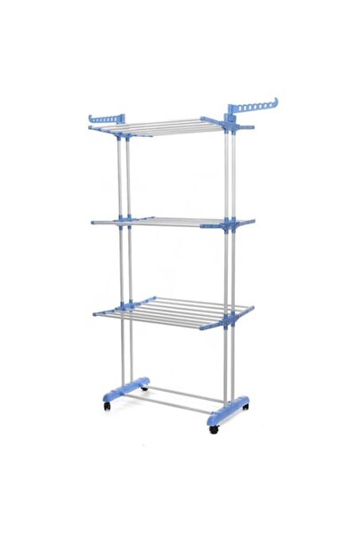 Deliny Uscător vertical pentru haine, mobil și pliabil cu suport pentru umera...