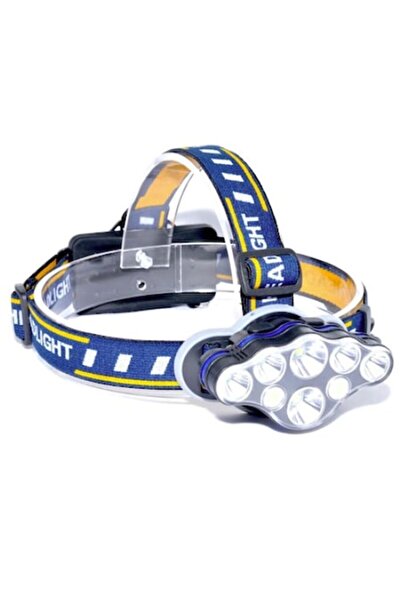 OEM Premium Headlamp with 8 LEDs, Waterproof, 13000 Lm Black Light, Ideal for Camping, Cycling, Fishing,