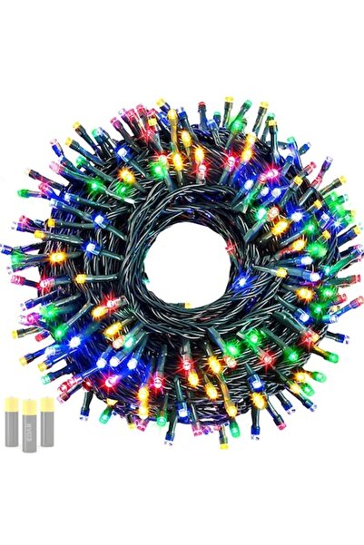 OEM Lumini de Crăciun, 70 LED-uri, cu baterii, telecomandă, multicolore, 7 m