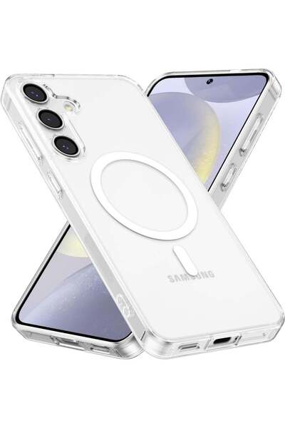 Prostyle جراب MagSafe شفاف لهاتف Samsung S24 - مقاوم للصدمات، مضاد للخدش، شفا...