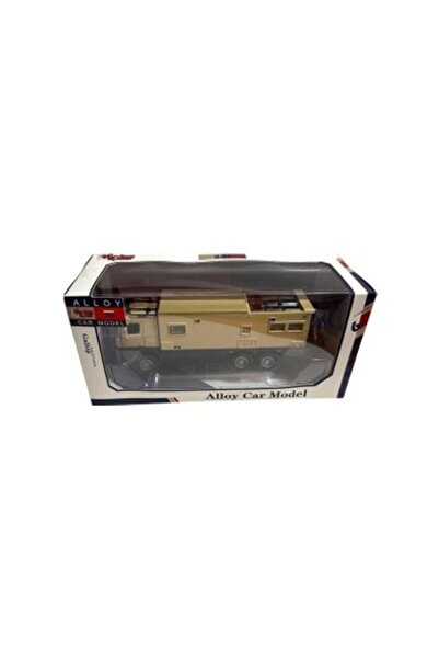 Vardem Pull and Go Lighted and Sound Activated Openable Doors Motorized 1:24 Model Camper Trailer 6+ Single Xhd-A3217