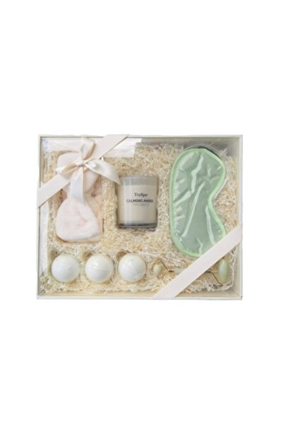 Bibilel Set Spa, TruSpa, Rolă de jad și cuarț, Lumânare chihlimbar, Mască de ...