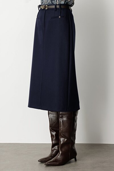 Ekol Спідниця міді з поясом і розрізом