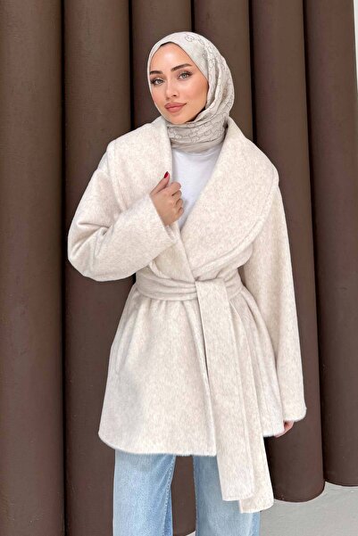 Melike Tatar Παλτό με ζώνη Angora 32-2504