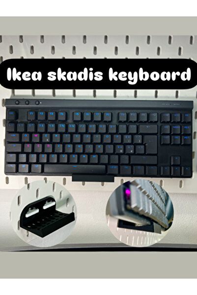 Titrek Toys Skådis Pano Uyumlu Klavye Tutucu Askı Aparatı – Gamer Setup Düzeni