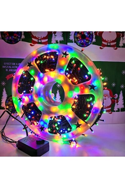 OEM Christmas linear light, indoor/outdoor, 100m roll, 8 lighting modes, multicolor