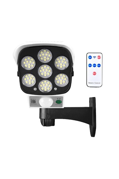 OEM Lampă solară cu 77 LED-uri, cameră falsă, senzor de mișcare, telecomandă,...
