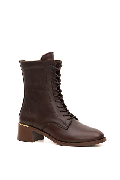 Bulls & Gulls Kadın Hakiki Deri Bilek Boy Orta Topuk Bot