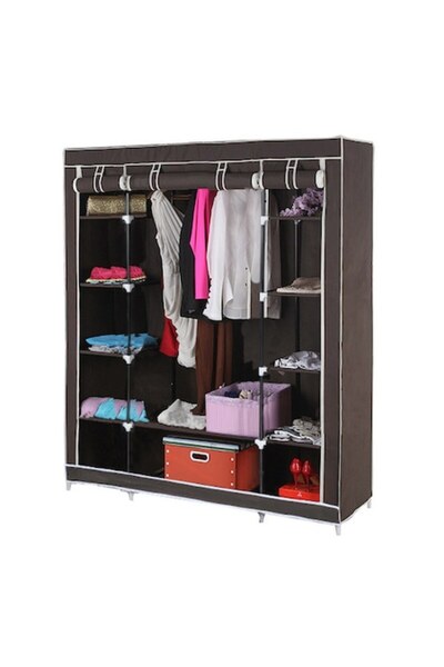 Palmonix Dulap portabil, pliabil, maro