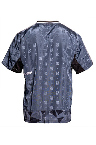 Top Ten V-neck T-shirt, "Prism", Top Ten, Black, XL